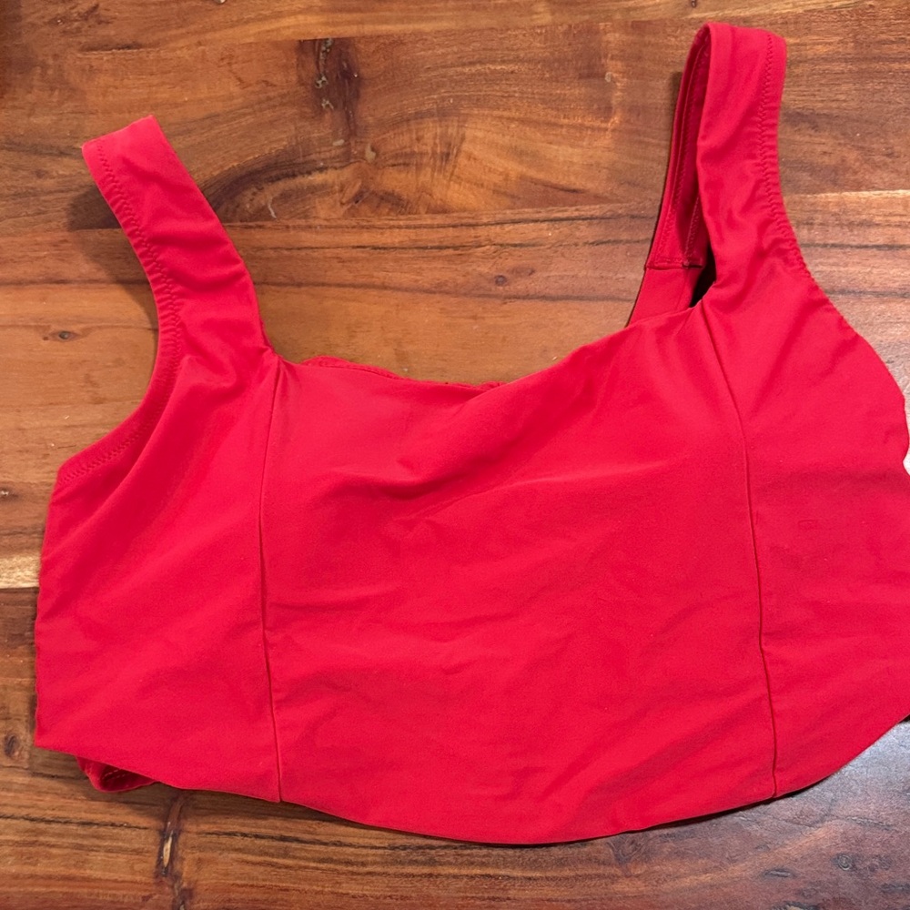 Universal Standard Bold Red Swim Top